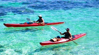 Kayaking in Phang Nga Bay.